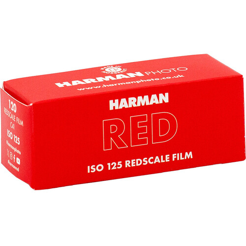 HARMAN technology Red 125 Redscale Color Negative Film (120 Roll Film)