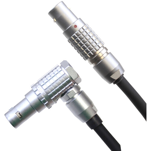 Hawk-Woods 6-Pin LEMO Male to 6-Pin LEMO Female Right-Angle Power Cable for Ronin 2 (11.8