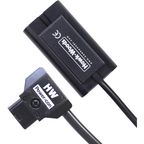 Hawk-Woods D-Tap 2-Pin Male to L-Series Type Dummy Battery (1.5')