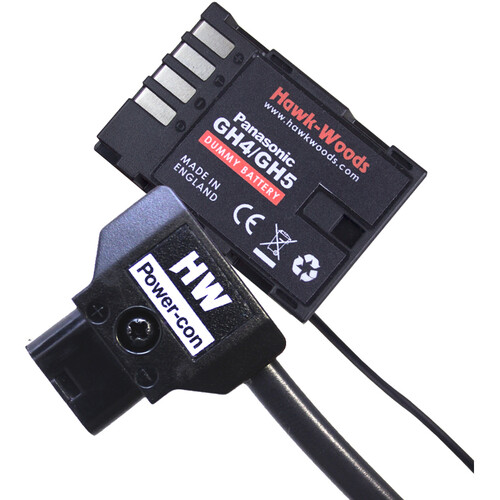 Hawk-Woods Dummy Battery Adapter Cable for Panasonic GH4/GH5
