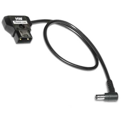 Hawk-Woods D-Tap Male to DC 2.1mm Right Angle Male Cable (11.8