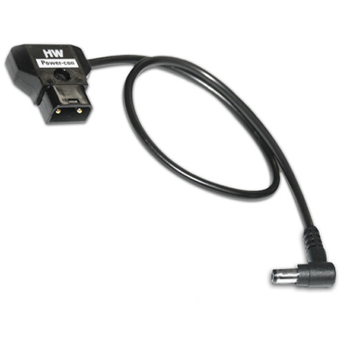 Hawk-Woods D-Tap Male to 2.1mm Right-Angle DC Barrel Cable (1.5')
