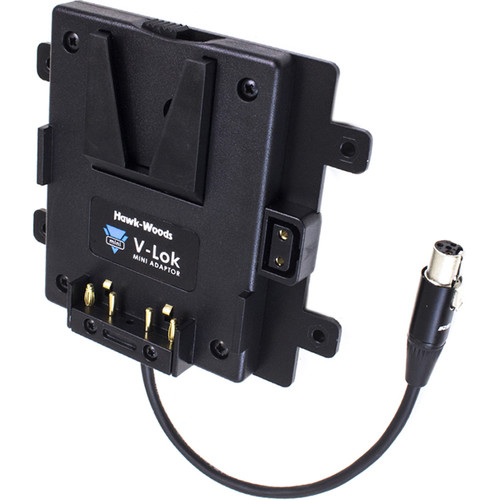 Hawk-Woods Mini V-Lok Battery Plate for TVLogic VFM-055A Mini-VL Monitor