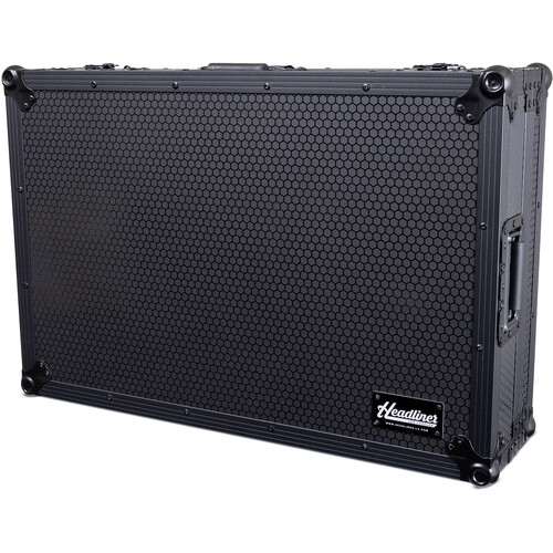Headliner Low-Profile Flight Case with Wheels for AlphaTheta XDJ-AZ (Pitch Black)