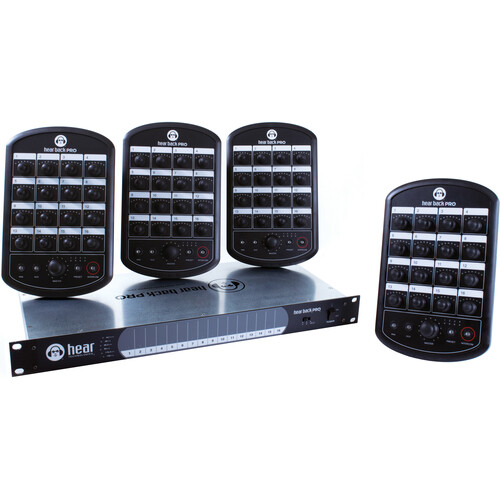 Hear Technologies Hear Back PRO 4-Pack Personal Mixing System (MADI Input)