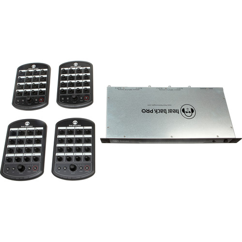 Hear Technologies Hear Back PRO 4-Pack Personal Mixing System (Waves Input)