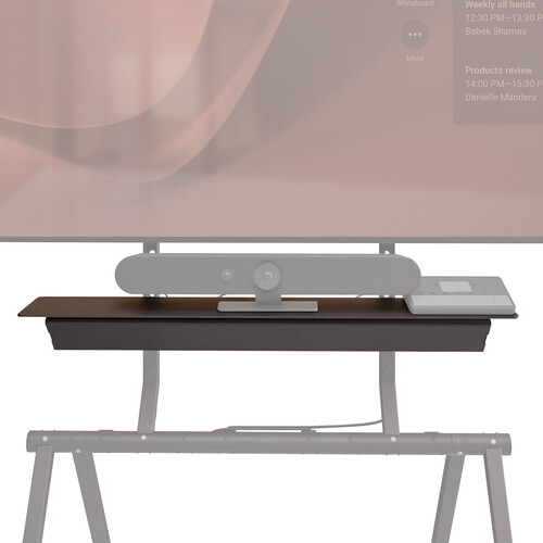 Heckler H1041 Hub Shelf and Storage for Heckler Mobile Fleet AV Carts