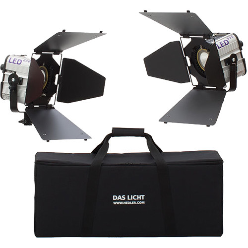Hedler Profilux LED650 Daylight 2-Light Video Kit with Bag