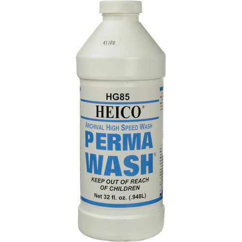 Heico Perma Wash for Black & White Film & Paper (1 Quart 6-Pack)