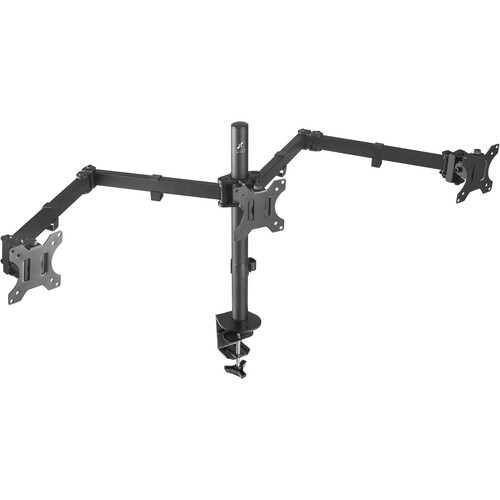Helder Triple-Monitor Tabletop Clamp Mount for 13 to 27