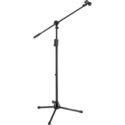 HERCULES Stands EZ Clutch Tripod Microphone Stand with 2-in-1 Boom