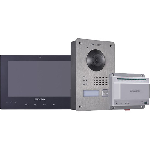 Hikvision DS-KIS701 Two-Wire Video Intercom Kit DS-KIS701 B&H