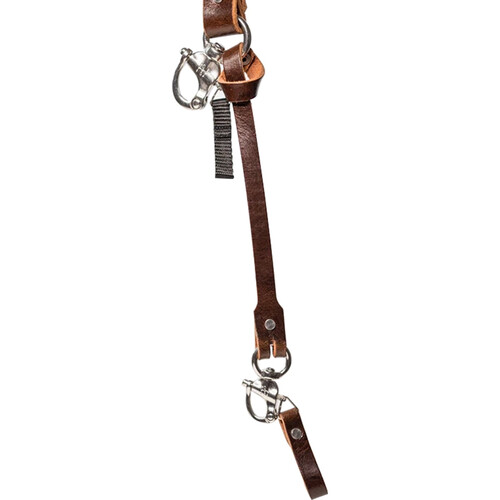 HoldFast Gear Leather Safety Lanyard (Burgundy)