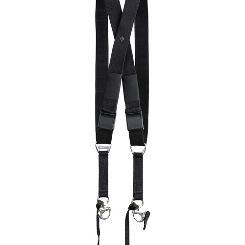 HoldFast Gear MoneyMaker Two-Camera Swagg Harness (Black Cotton Canvas)