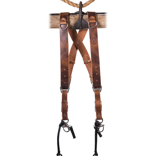 HoldFast Gear Money Maker Two-Camera Harness (Water Buffalo Tan Medium)