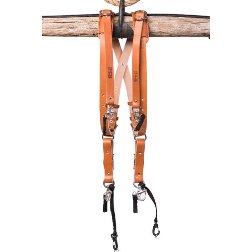 HoldFast Gear Money Maker Bridle Skinny 3 Camera Harness (Tan Medium)