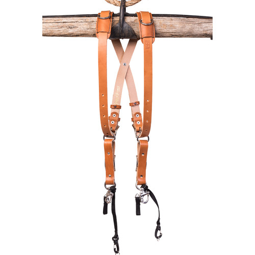 HoldFast Gear Money Maker Bridle Skinny 2 Camera Harness (Tan Small)