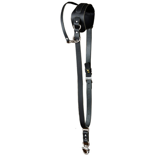 HoldFast Gear Money Maker Solo Sling Right-Handed Camera Strap (Small Water Buffalo Black)