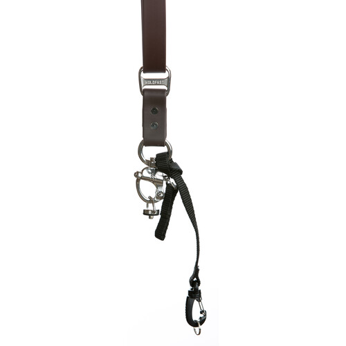 HoldFast Gear Money Maker Solo Vegan Leather Camera Strap (Brown Large)