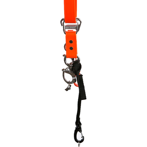 HoldFast Gear Money Maker Solo Vegan Leather Camera Strap (Orange Small)