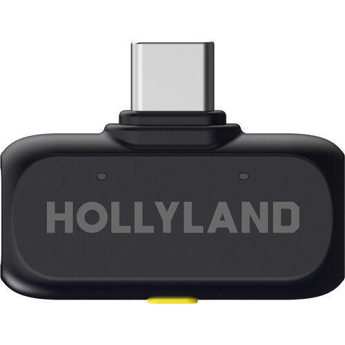 Hollyland LARK A1 Wireless Plug-In Receiver with USB-C Connector for Mobile Devices (Space Gray 2.4 GHz)