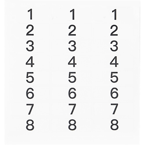 Hollyland Number Stickers for Wireless Tally System