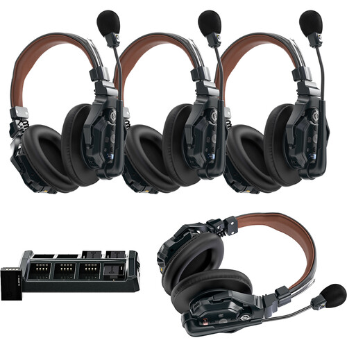Hollyland Solidcom C1 Pro 4-Person Noise-Cancelling Headset Intercom (Double-Ear)