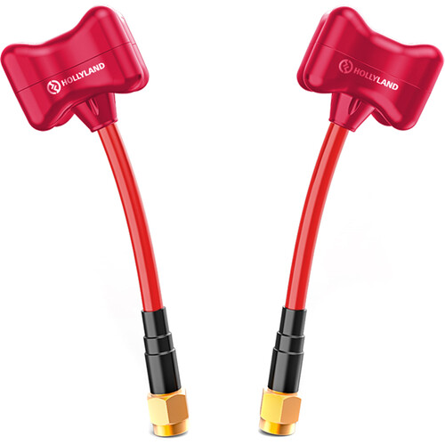 Hollyland Triumph Antenna Set for Mars 300/300 PRO/400/400S/400S PRO (2-Pack Red)