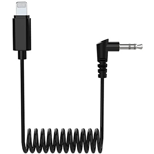 Hollyland 3.5mm TRS to Lightning Coiled Cable (12.6