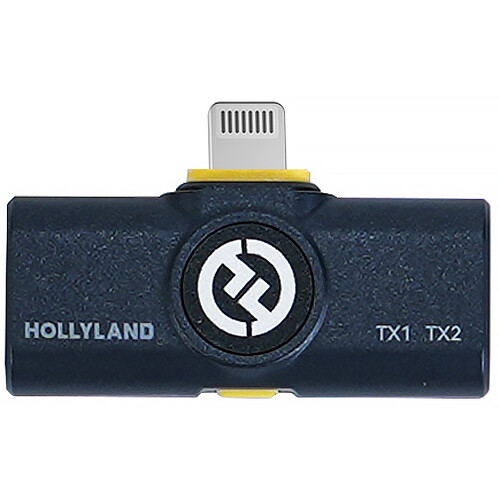 Hollyland LARK M2 Wireless Receiver with Lightning Connector for iOS Devices (2.4 GHz Shine Charcoal)