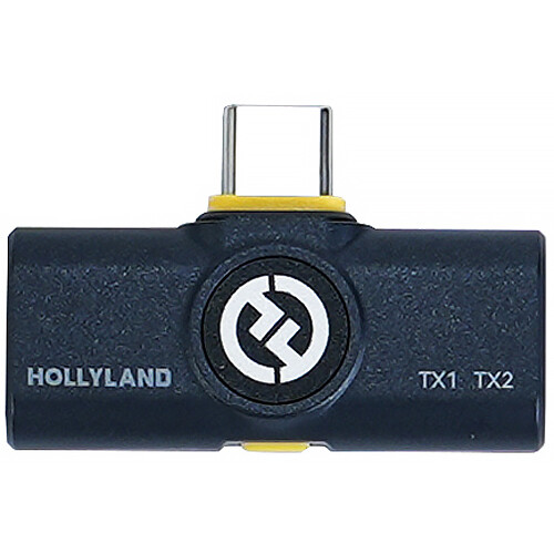 Hollyland LARK M2 Wireless Receiver with USB-C Connector for Mobile Devices (2.4 GHz Shine Charcoal)