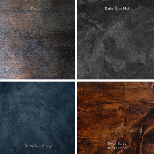 Best Ever Backdrops Portable Photography Backdrops (Dark 24 x 24