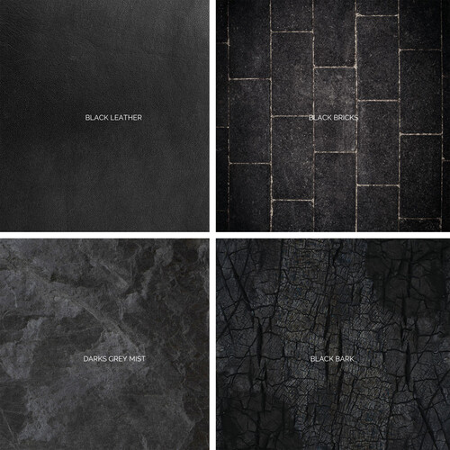 Best Ever Backdrops Portable Photography Backdrops (Midnight 24 x 24