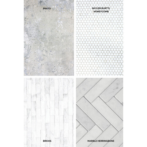 Best Ever Backdrops Portable Photography Backdrops (Stone 24 x 36