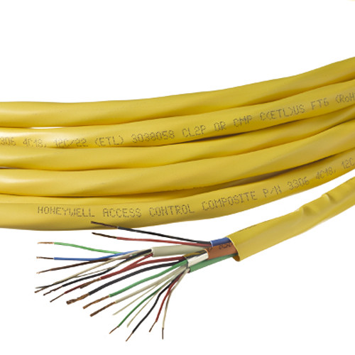 Honeywell 18(4)+22(2+4+6)1S CMR OAJ Cable (1000' Yellow)