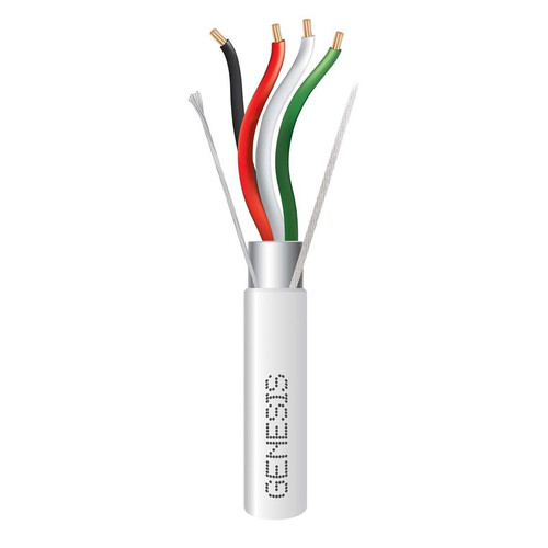 Honeywell Genesis 22/4 Stranded Shielded Riser Cable (White 1000')