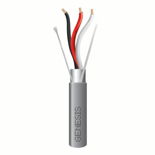 Honeywell Genesis 18 AWG 3-Conductor Stranded Shielded Riser Cable (500' Gray Reel)