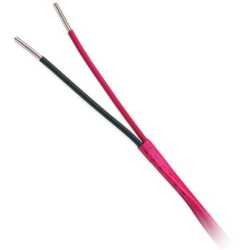 Honeywell Genesis Series 14 AWG Unshielded Fire Alarm Cable with 2 Unpaired Conductors (Red 1000' Reel)