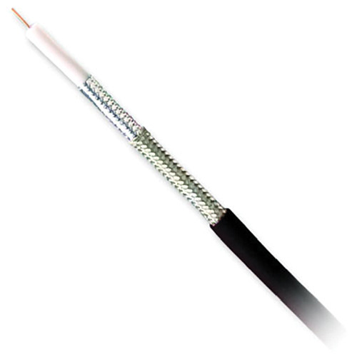 Honeywell Genesis Series 18 AWG RG6/U QUAD-Shielded Broadband Coaxial Cable (Black 1000' Pull Box)