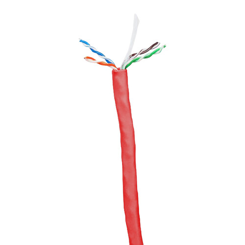 Honeywell Genesis Series 4-Pair CAT5e UTP Cable (1000' Red)