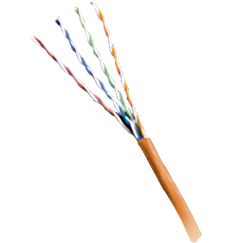 Honeywell Genesis Category 5e Unshielded Twisted Pair Plenum Communication Cable (Pull Box 1000' Orange)