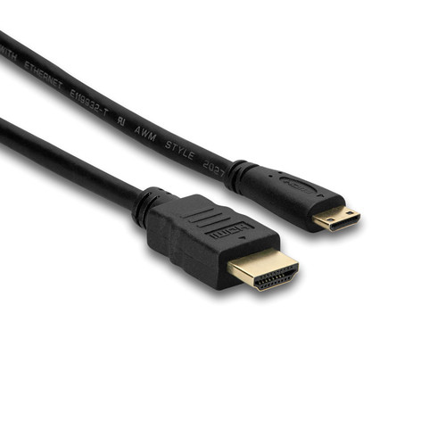 Hosa Technology High Speed HDMI Male to Mini HDMI Male HDMC 403