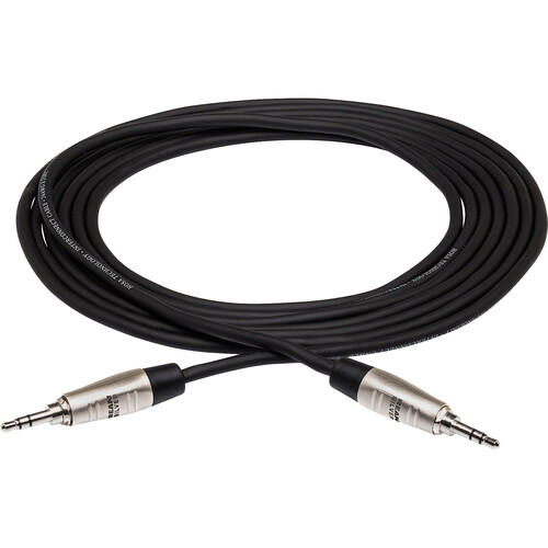 Hosa Technology REAN 3.5mm TRS to 3.5mm TRS Pro Stereo Interconnect Cable (5')