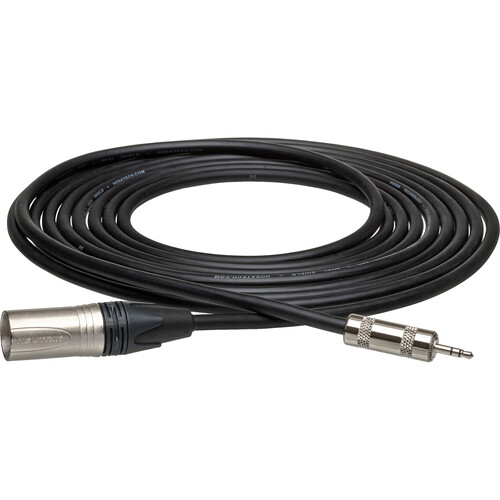Hosa Technology 3.5mm TRS to Neutrik 3-Pin XLR Male Microphone Cable (1.5')