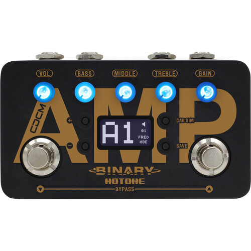 Hotone Binary Amp CDCM Amplifier Simulator Effects Pedal