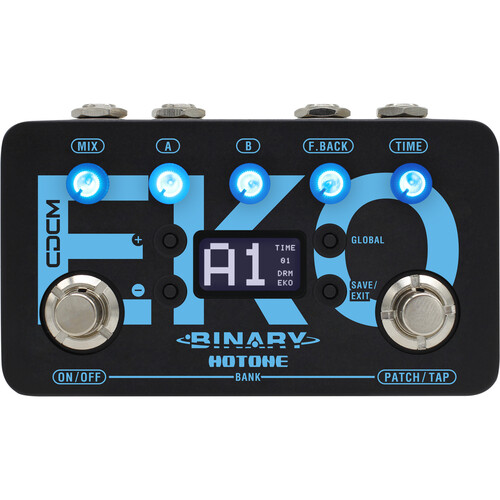 Hotone Binary EKO CDC Modulation Delay Effects Pedal