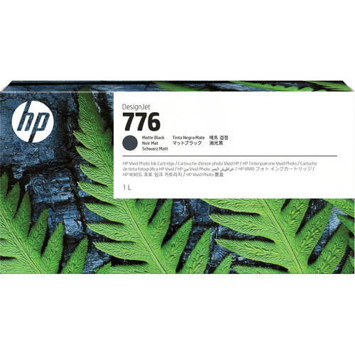 HP 776 Matte Black 1L Original Ink Cartridge for HP DesignJet Z9+ Pro 64