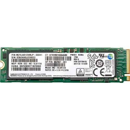 HP 512GB SATA III M.2 Internal SSD 3JP91UT B&H Photo Video