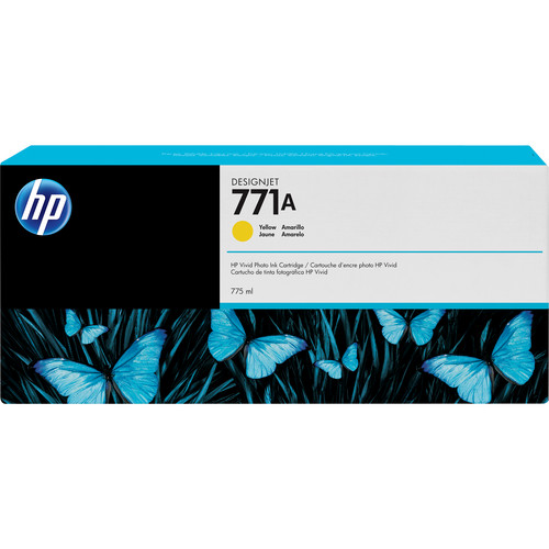 HP 771A DesignJet 775mL Yellow Ink Cartridge