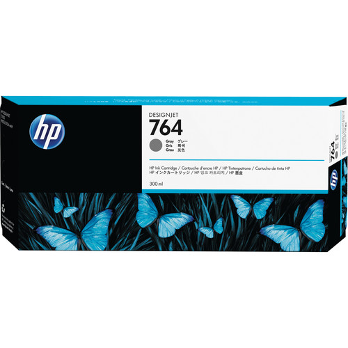 HP 764 Gray Ink Cartridge (Dye 300mL)